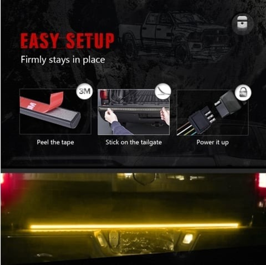 🎉 LAST SALE 50% OFF 🔥 60-inch LED Tailgate Light Bar Strip